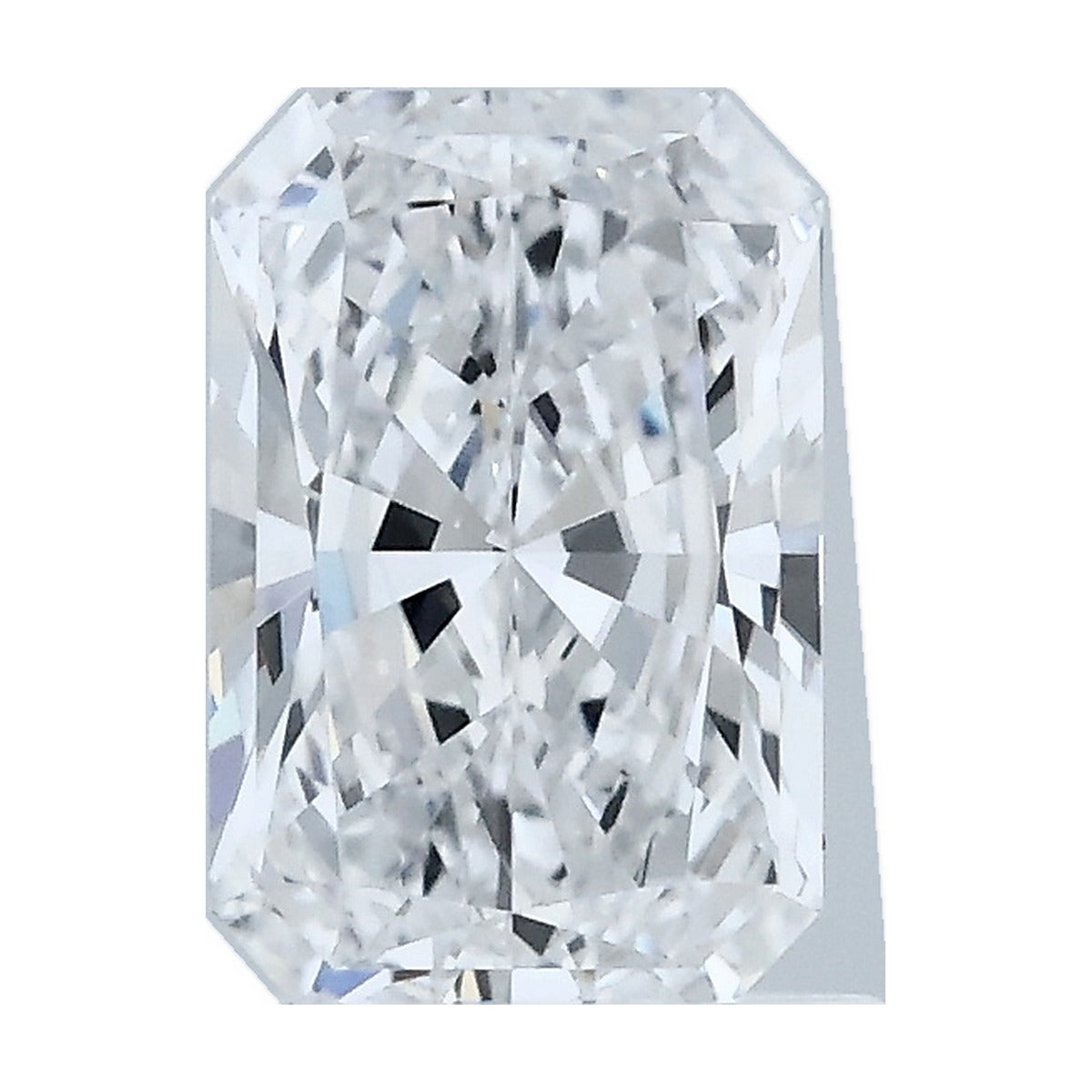 1.07 ct radiant lab-grown diamond, D color, VVS2 clarity, IGI certified, still from its 360° video