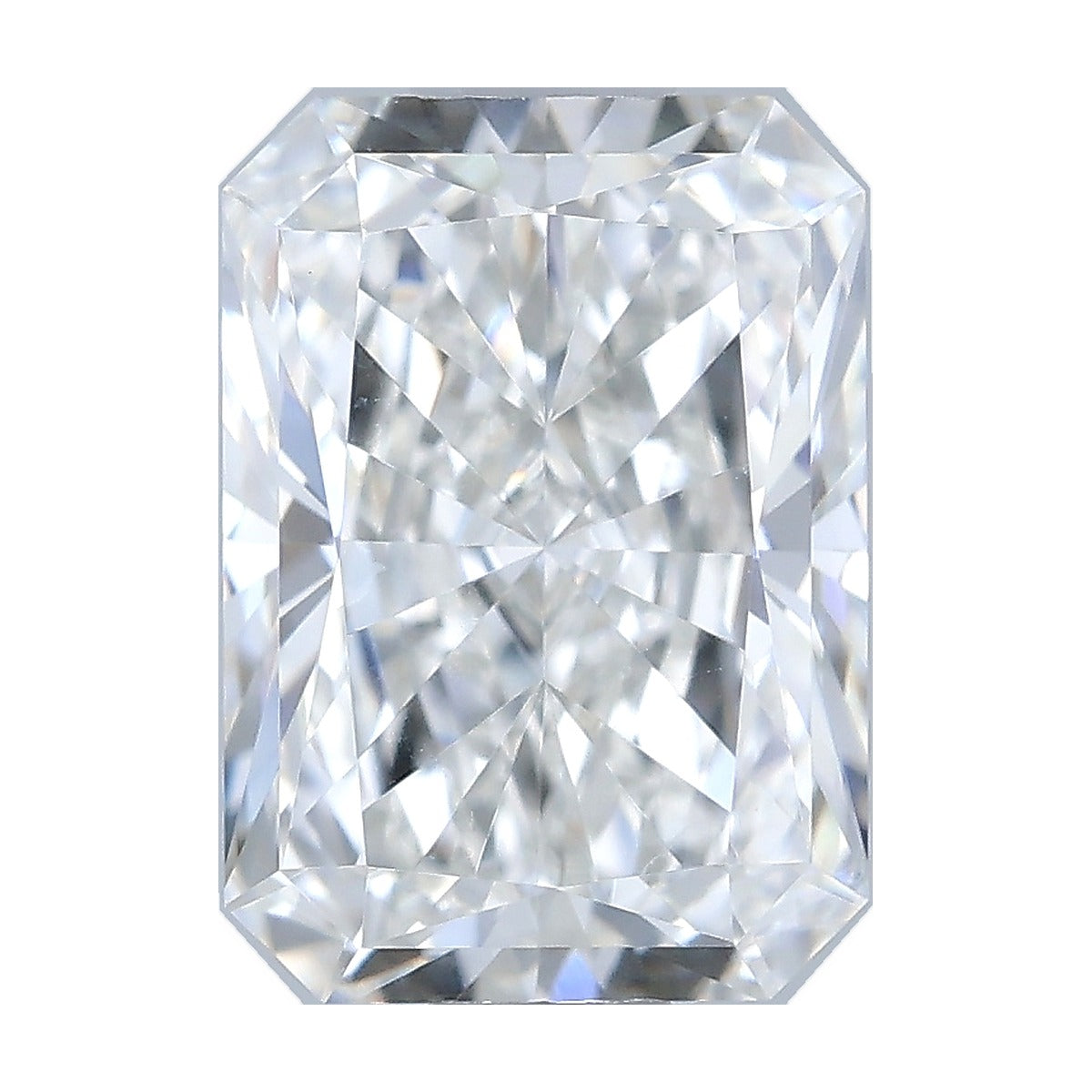 1.07 ct radiant lab-grown diamond, F color, VVS2 clarity, IGI certified, still from its 360° video