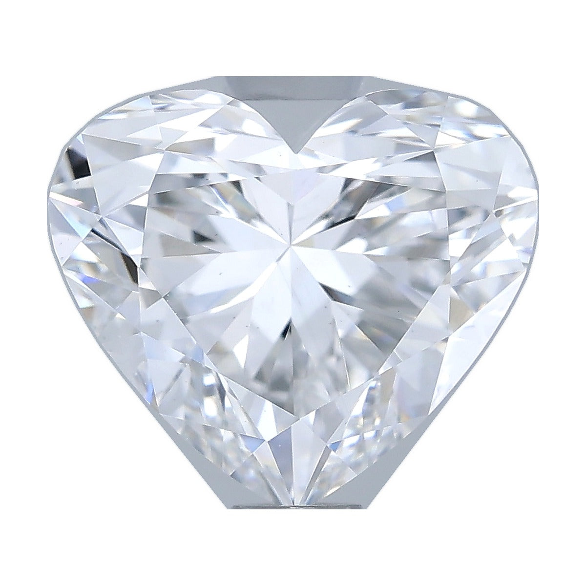 1.08 ct heart lab-grown diamond, D color, VS2 clarity, IGI certified, still from its 360° video