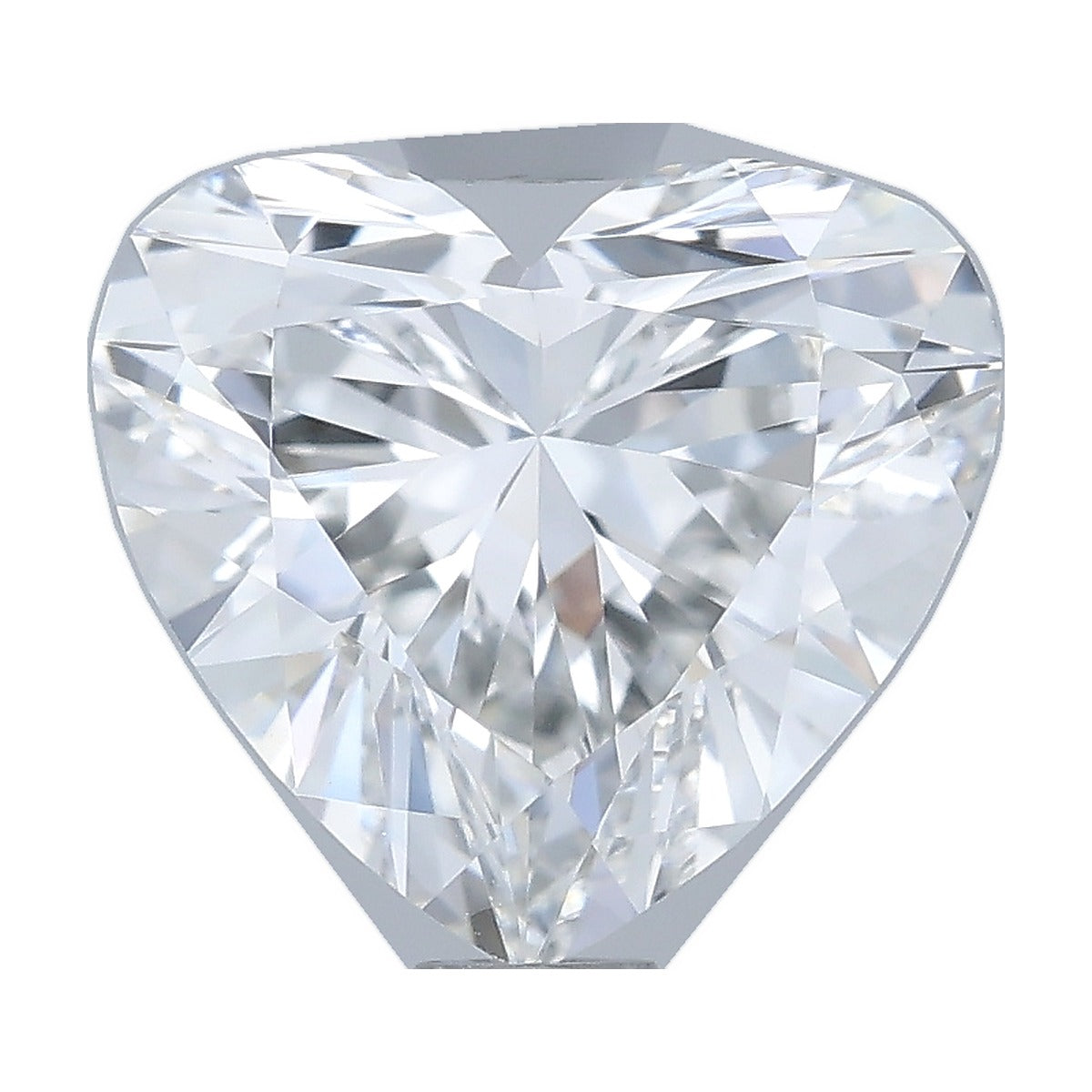 1.08 ct heart lab-grown diamond, E color, VVS2 clarity, IGI certified, still from its 360° video