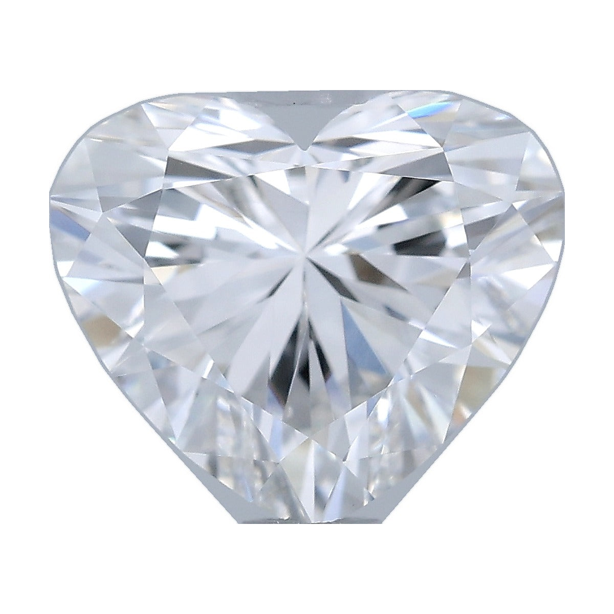 1.08 ct heart lab-grown diamond, F color, VVS2 clarity, IGI certified, still from its 360° video