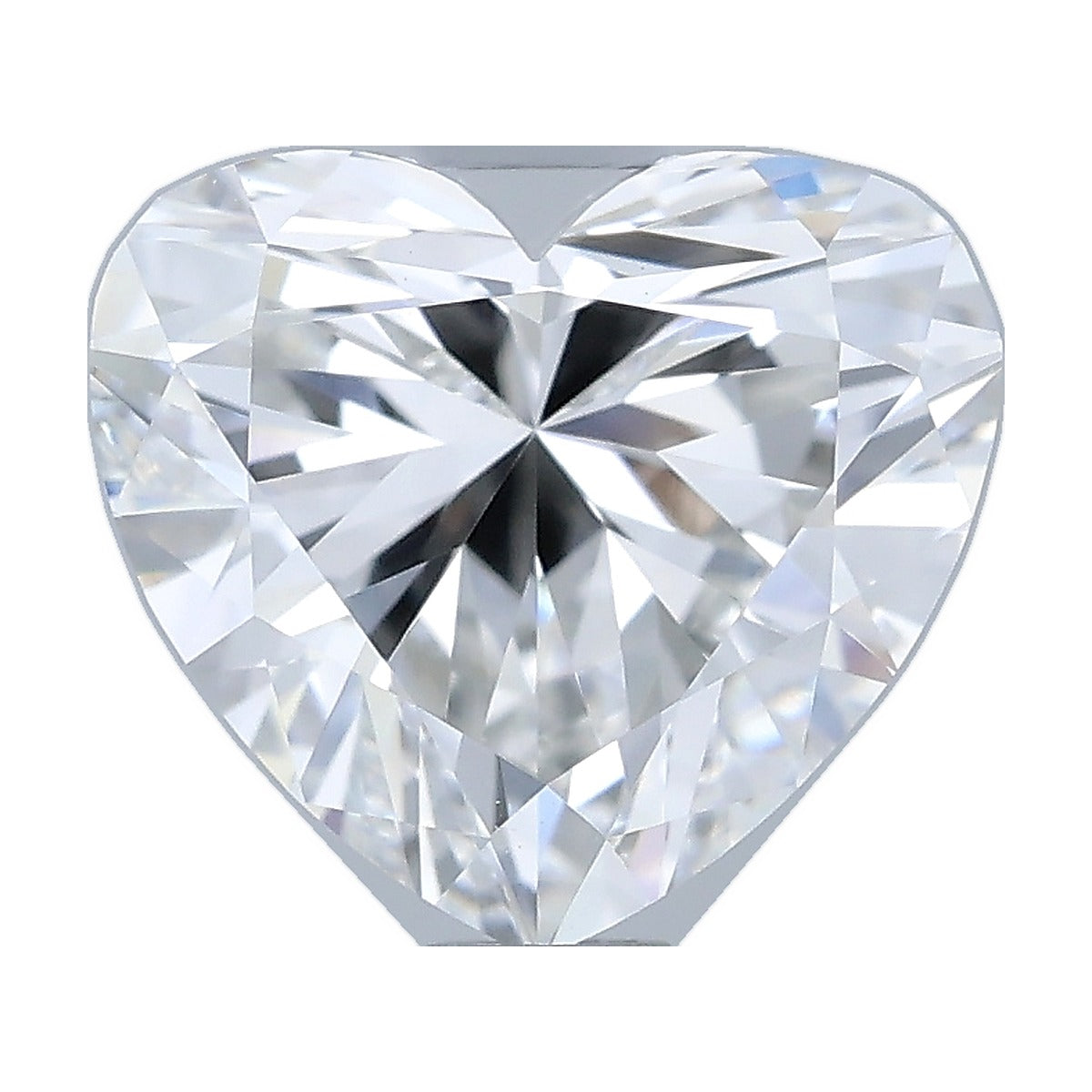 1.08 ct heart lab-grown diamond, F color, VVS2 clarity, IGI certified, still from its 360° video