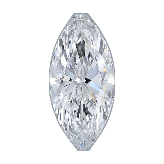 1.08 ct marquise lab-grown diamond, E color, VS1 clarity, IGI certified, still from its 360° video