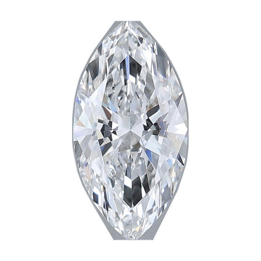 1.08 ct marquise lab-grown diamond, E color, VVS2 clarity, IGI certified, still from its 360° video