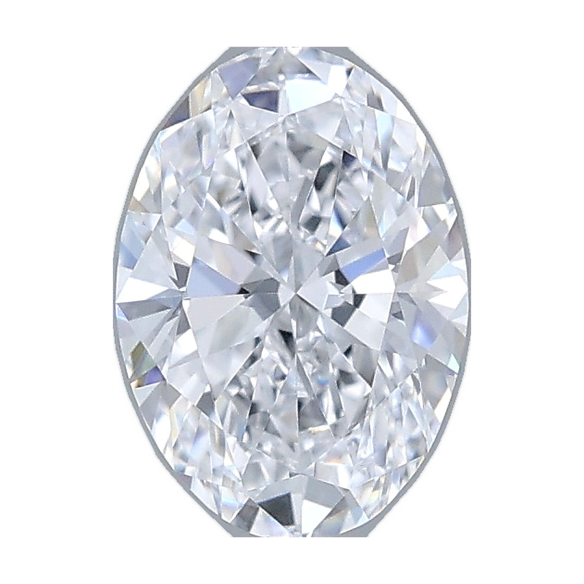 1.08 ct oval lab-grown diamond, D color, VVS1 clarity, IGI certified, still from its 360° video