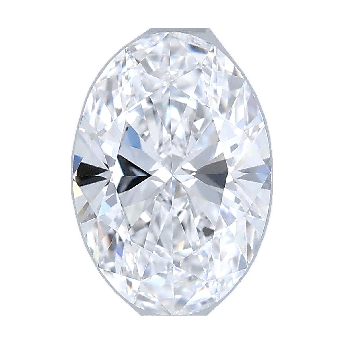 1.08 ct oval lab-grown diamond, D color, VVS2 clarity, IGI certified, still from its 360° video