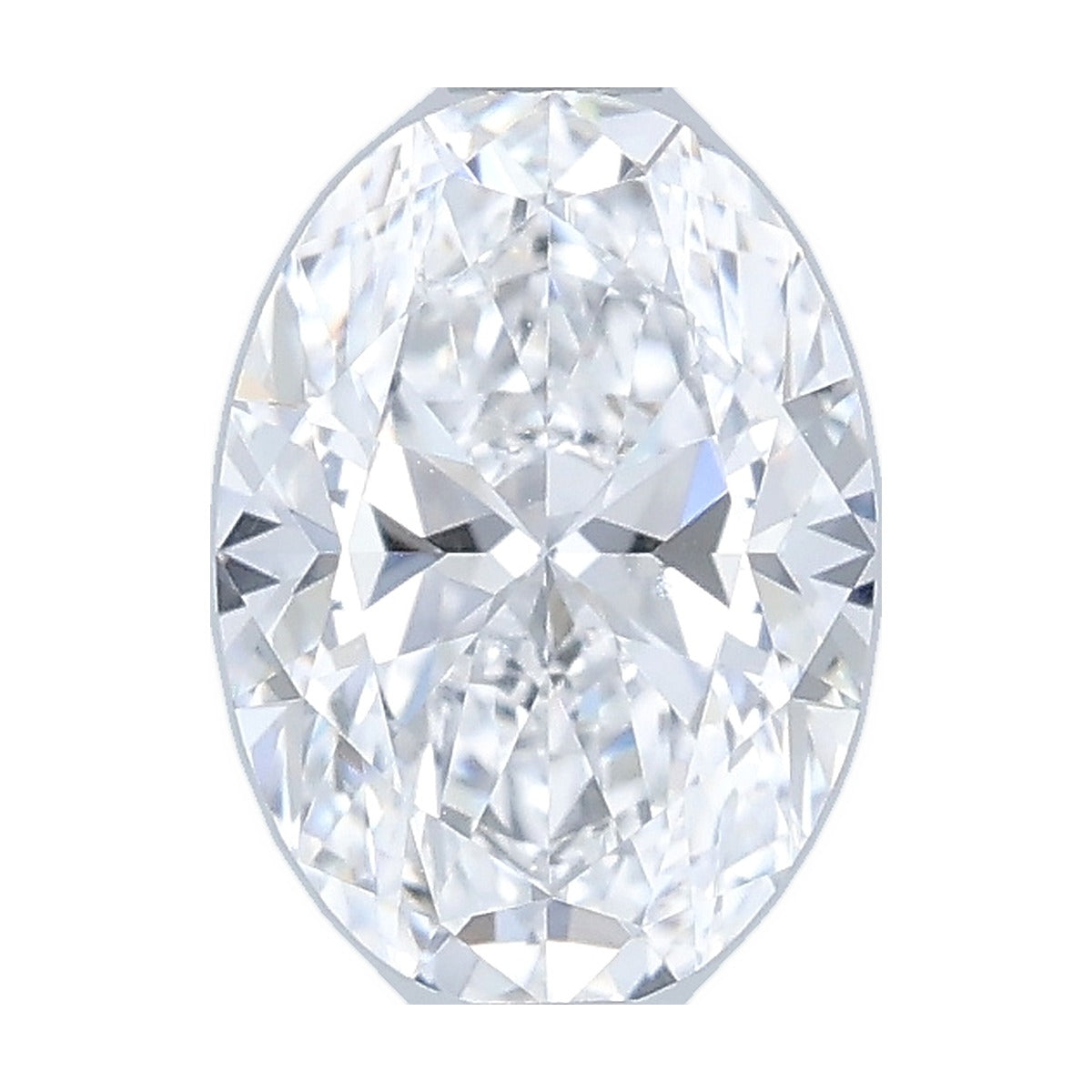 1.08 ct oval lab-grown diamond, D color, VVS2 clarity, IGI certified, still from its 360° video
