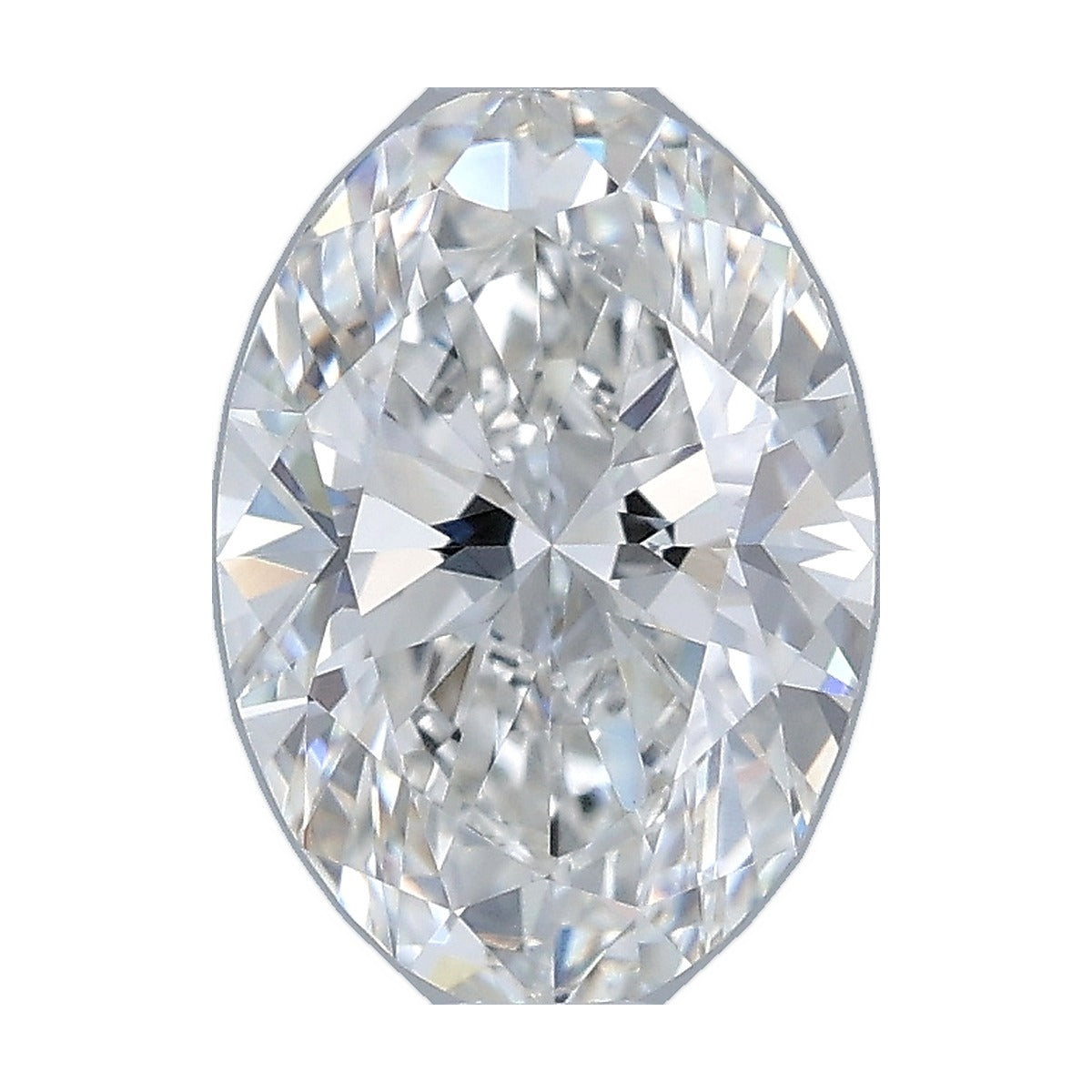 1.08 ct oval lab-grown diamond, F color, VVS2 clarity, IGI certified, still from its 360° video