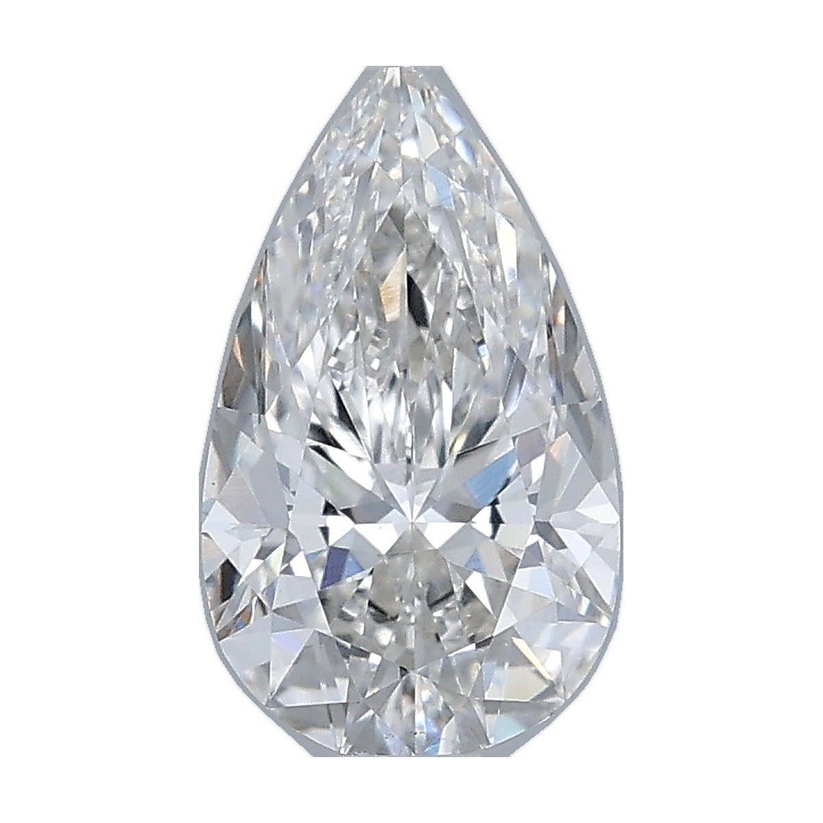 1.08 ct pear lab-grown diamond, G color, VS1 clarity, IGI certified, still from its 360° video