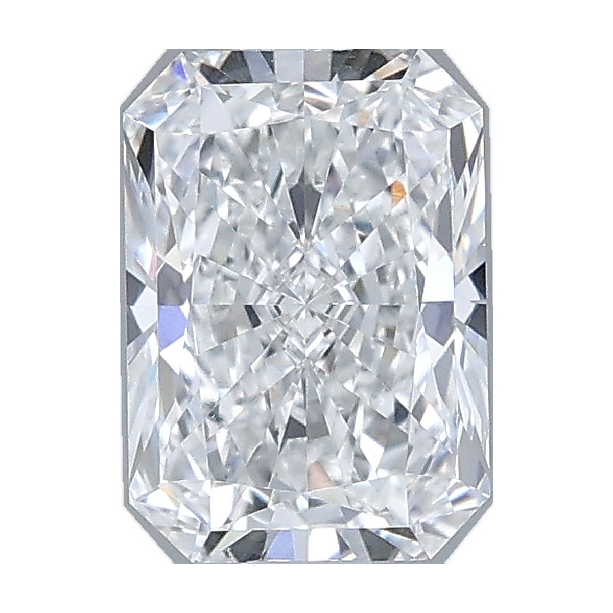 1.08 ct radiant lab-grown diamond, D color, VS1 clarity, IGI certified, still from its 360° video