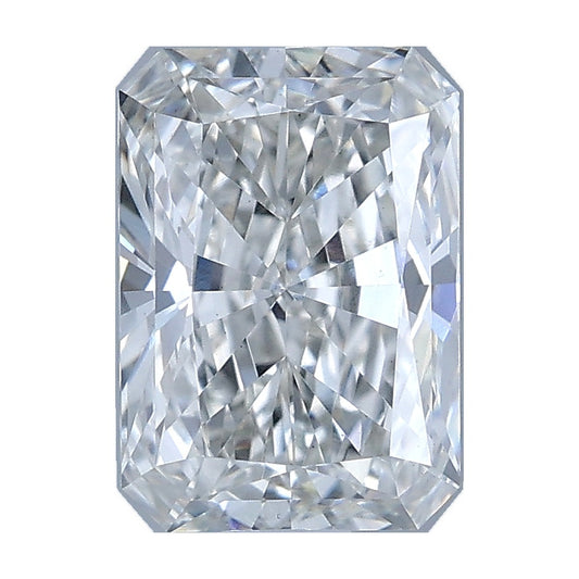 1.08 ct radiant lab-grown diamond, G color, VS1 clarity, IGI certified, still from its 360° video