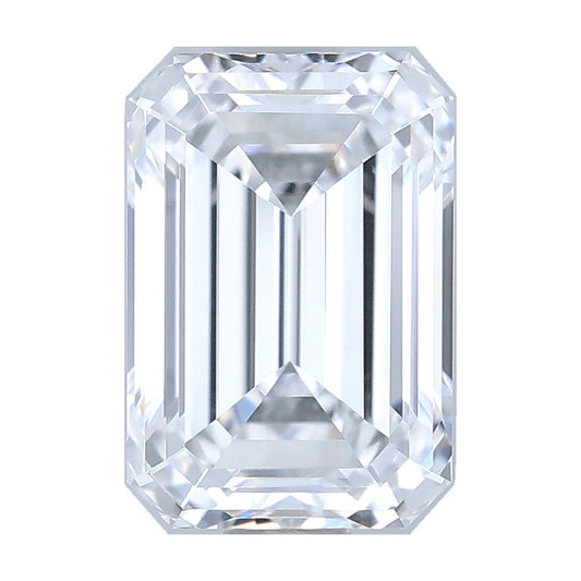 1.09 ct emerald lab-grown diamond, D color, SI1 clarity, IGI certified, still from its 360° video