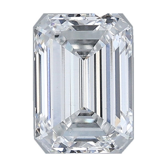 1.09 ct emerald lab-grown diamond, E color, VS1 clarity, IGI certified, still from its 360° video