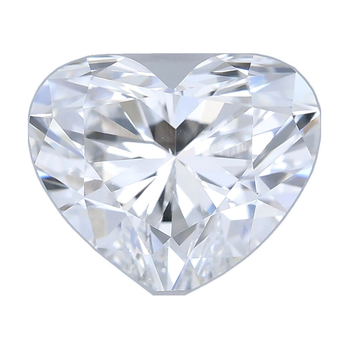 1.09 ct heart lab-grown diamond, D color, VS2 clarity, IGI certified, still from its 360° video