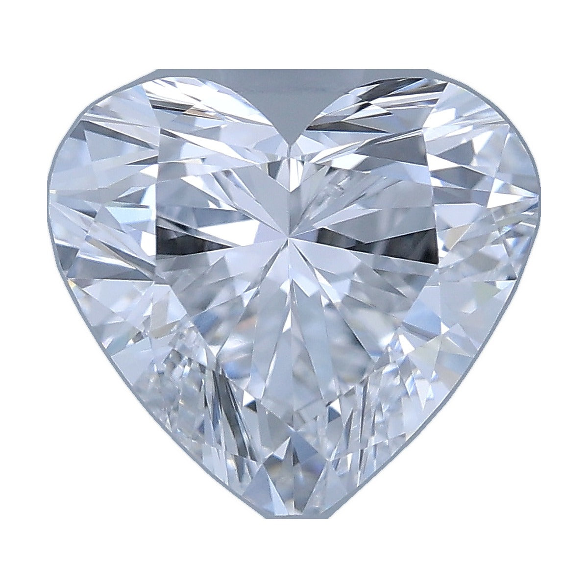 1.09 ct heart lab-grown diamond, D color, VVS2 clarity, IGI certified, still from its 360° video