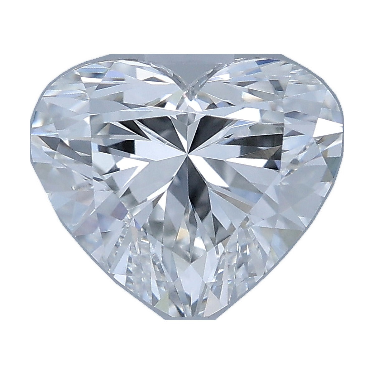 1.09 ct heart lab-grown diamond, F color, VVS2 clarity, IGI certified, still from its 360° video