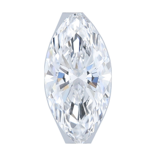 1.09 ct marquise lab-grown diamond, D color, VVS2 clarity, IGI certified, still from its 360° video