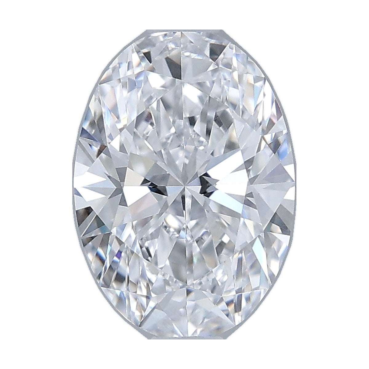 1.09 ct oval lab-grown diamond, D color, VS1 clarity, IGI certified, still from its 360° video