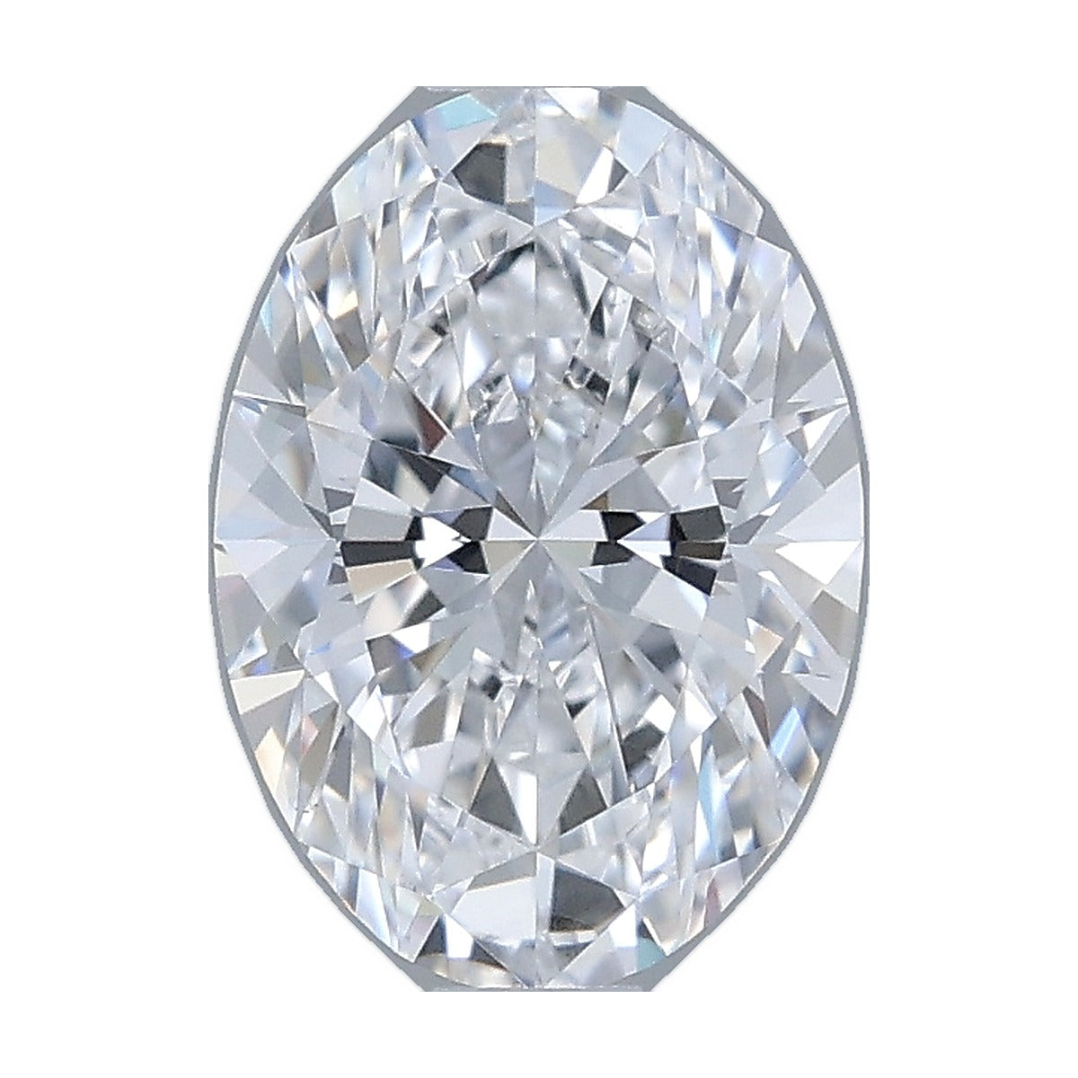 1.09 ct oval lab-grown diamond, D color, VS1 clarity, IGI certified, still from its 360° video