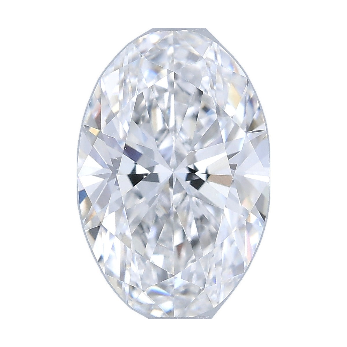 1.09 ct oval lab-grown diamond, D color, VVS1 clarity, IGI certified, still from its 360° video