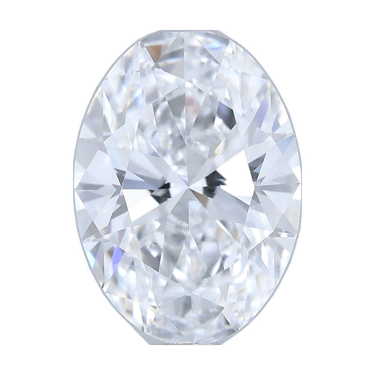 1.09 ct oval lab-grown diamond, D color, VVS2 clarity, IGI certified, still from its 360° video