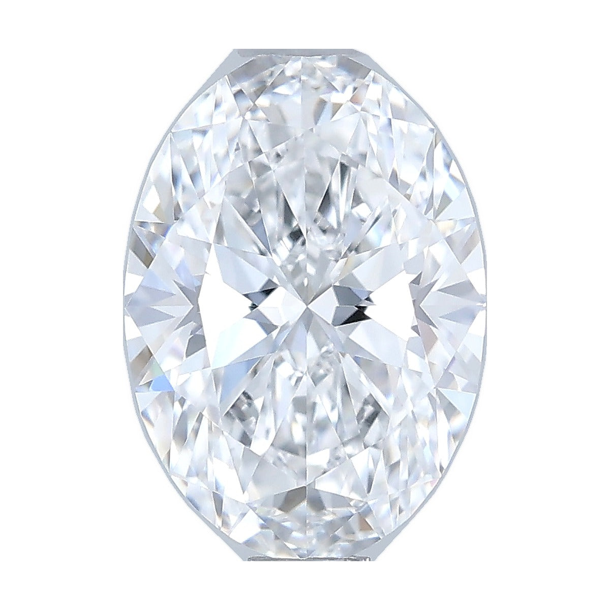 1.09 ct oval lab-grown diamond, D color, VVS2 clarity, IGI certified, still from its 360° video