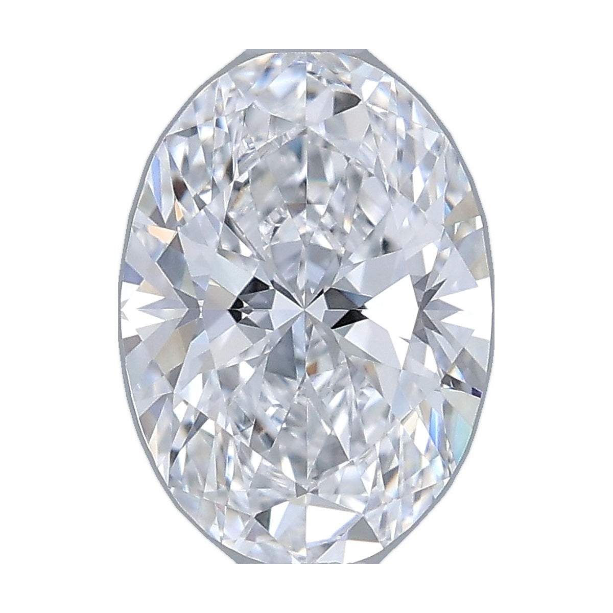 1.09 ct oval lab-grown diamond, D color, VVS2 clarity, IGI certified, still from its 360° video