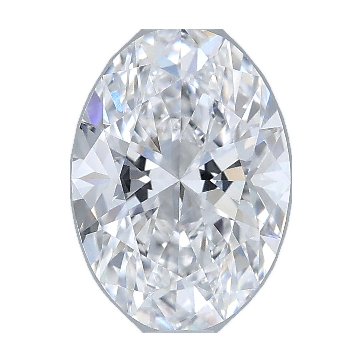 1.09 ct oval lab-grown diamond, D color, VVS2 clarity, IGI certified, still from its 360° video
