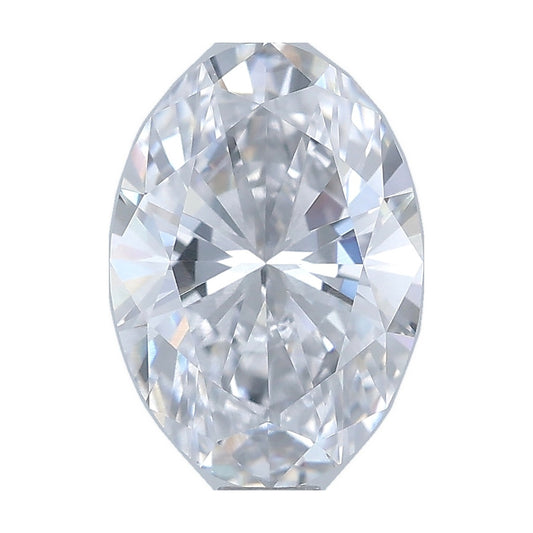 1.09 ct oval lab-grown diamond, G color, SI1 clarity, IGI certified, still from its 360° video