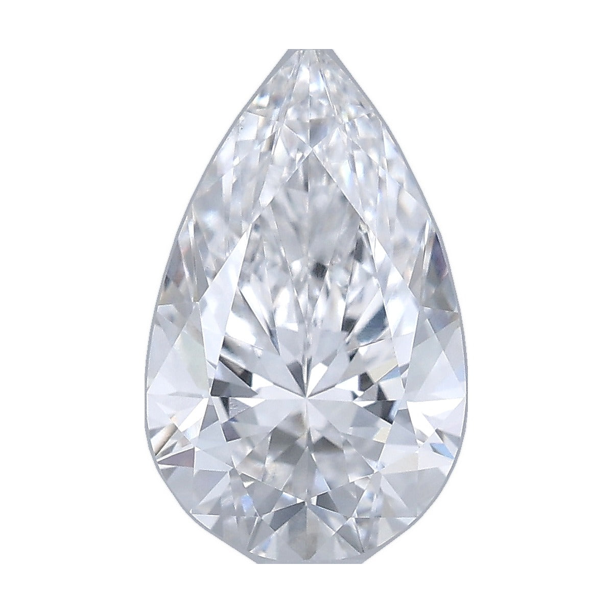 1.09 ct pear lab-grown diamond, D color, VS1 clarity, IGI certified, still from its 360° video