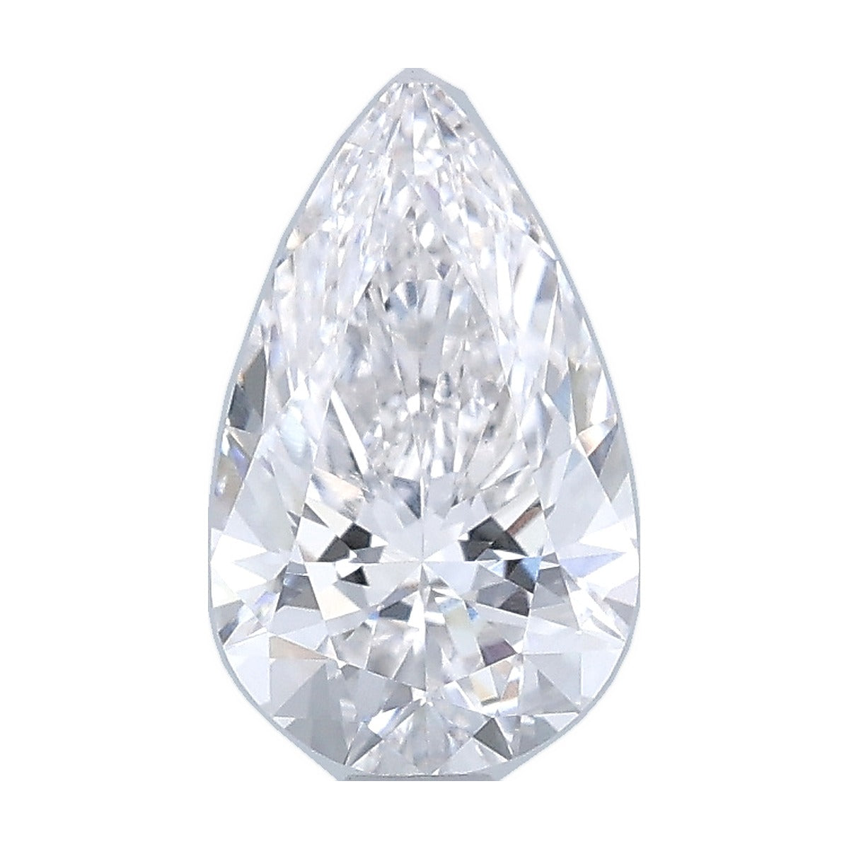 1.09 ct pear lab-grown diamond, E color, VVS2 clarity, IGI certified, still from its 360° video