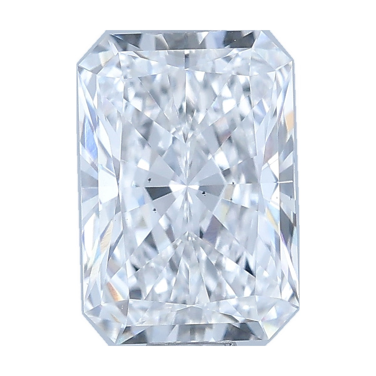 1.09 ct radiant lab-grown diamond, D color, VS2 clarity, IGI certified, still from its 360° video