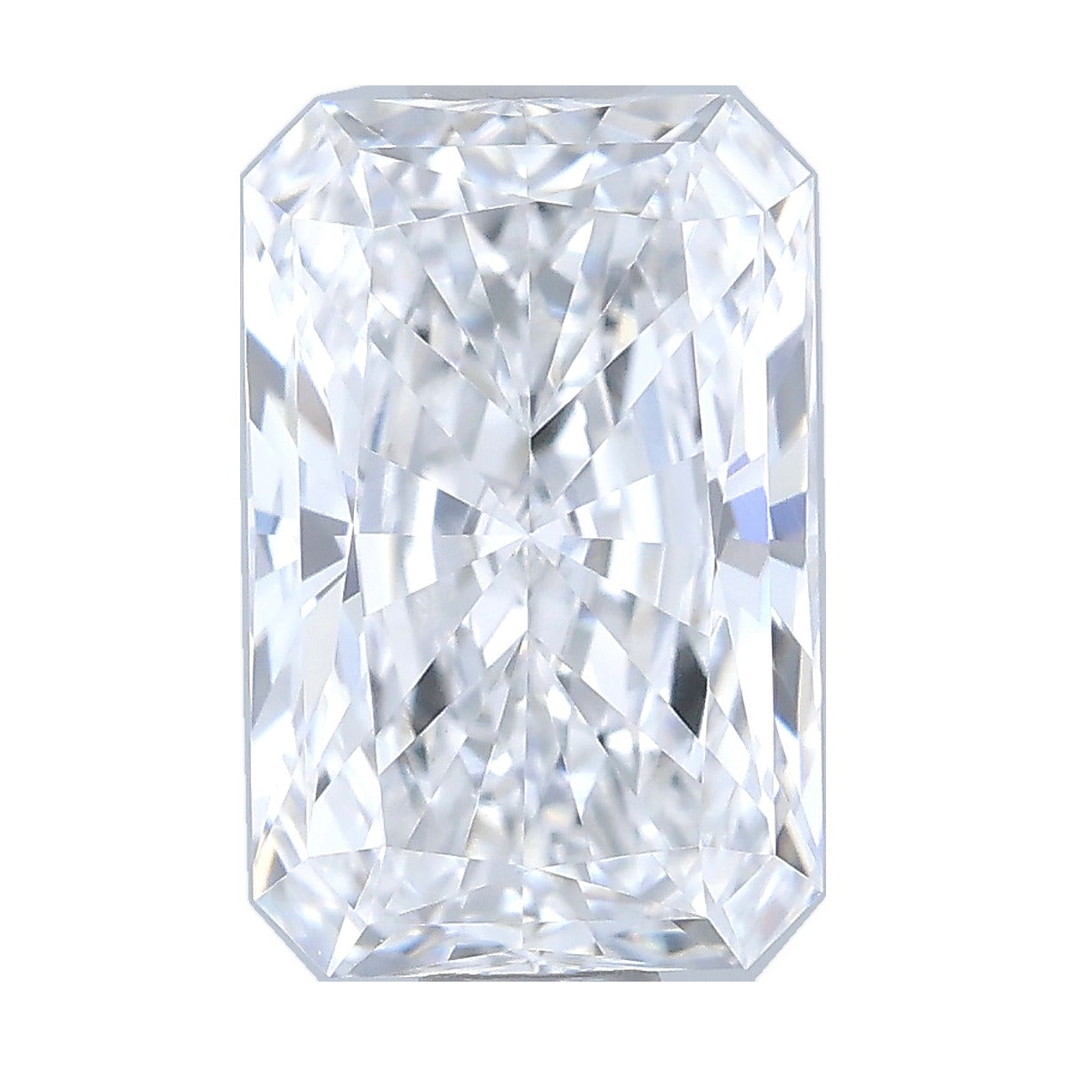 1.09 ct radiant lab-grown diamond, D color, VVS2 clarity, IGI certified, still from its 360° video