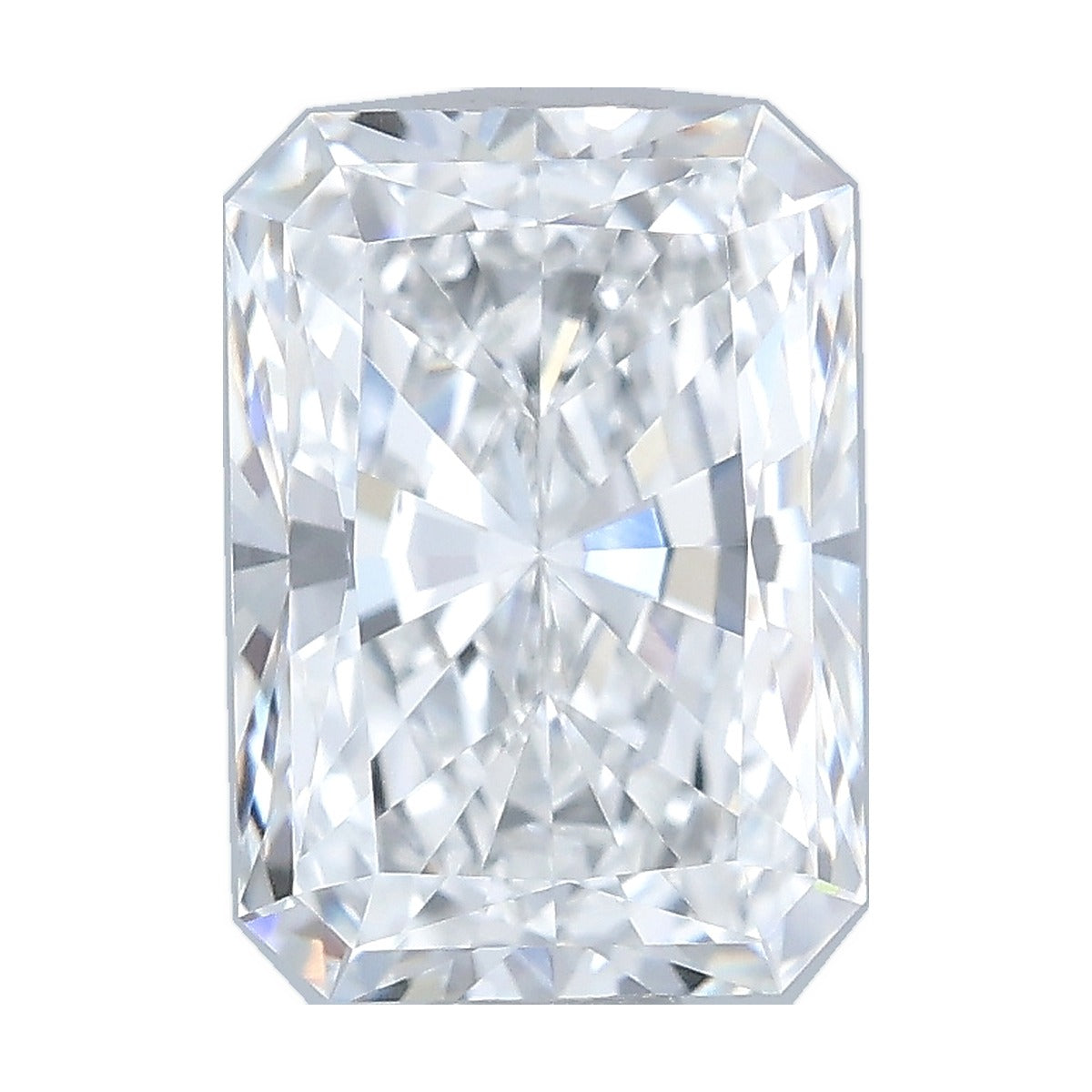 1.09 ct radiant lab-grown diamond, E color, VVS2 clarity, IGI certified, still from its 360° video