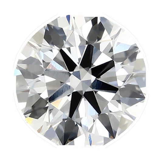 1.09 ct round lab-grown diamond, E color, VS1 clarity, IGI certified, still from its 360° video