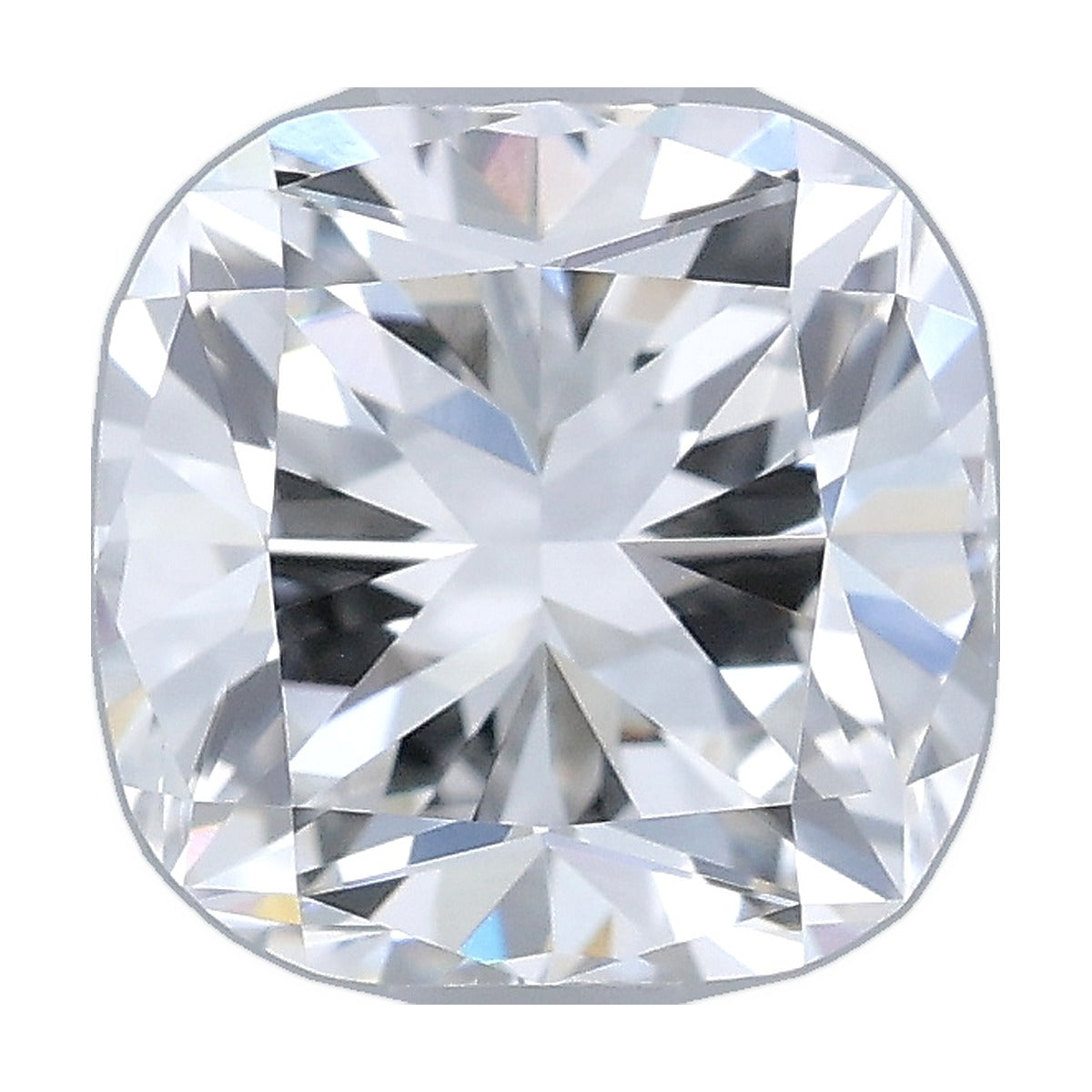 1.10 ct cushion lab-grown diamond, E color, VS1 clarity, GIA certified, still from its 360° video
