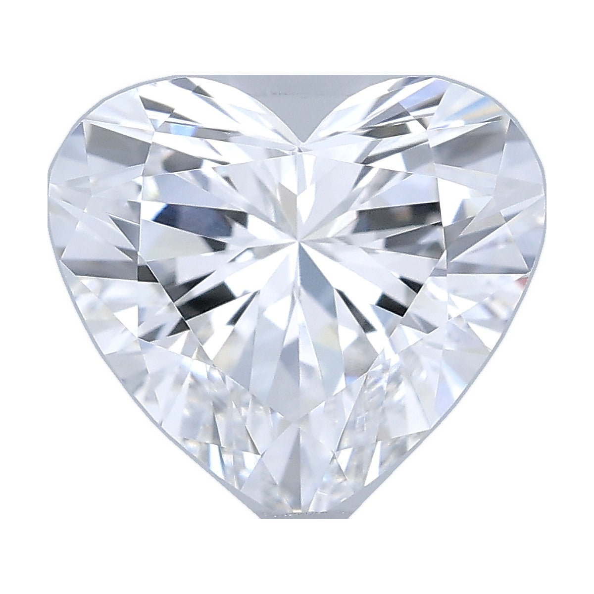 1.10 ct heart lab-grown diamond, D color, VVS1 clarity, IGI certified, still from its 360° video