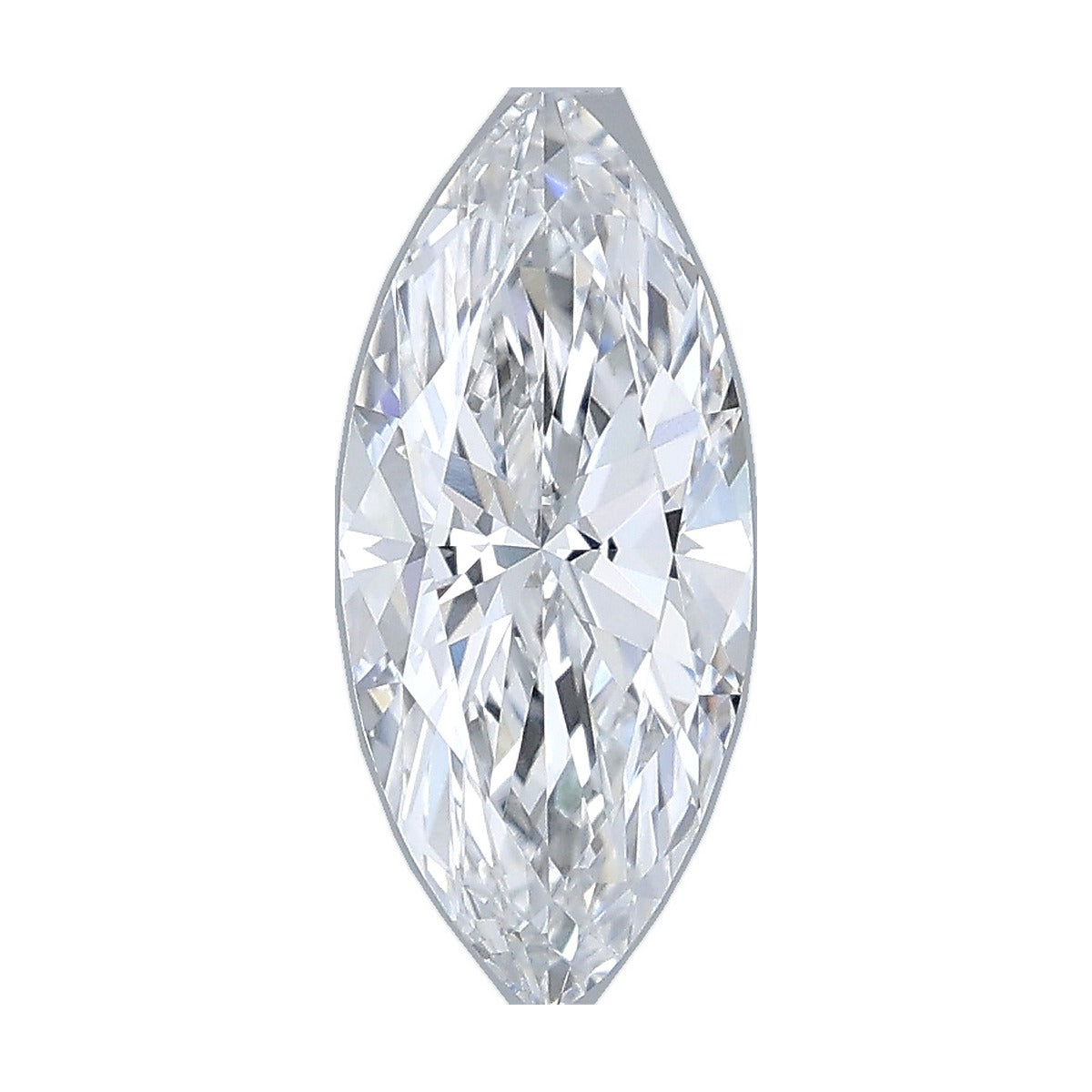 1.10 ct marquise lab-grown diamond, F color, VVS2 clarity, IGI certified, still from its 360° video