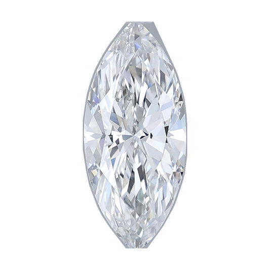 1.10 ct marquise lab-grown diamond, F color, VVS2 clarity, IGI certified, still from its 360° video