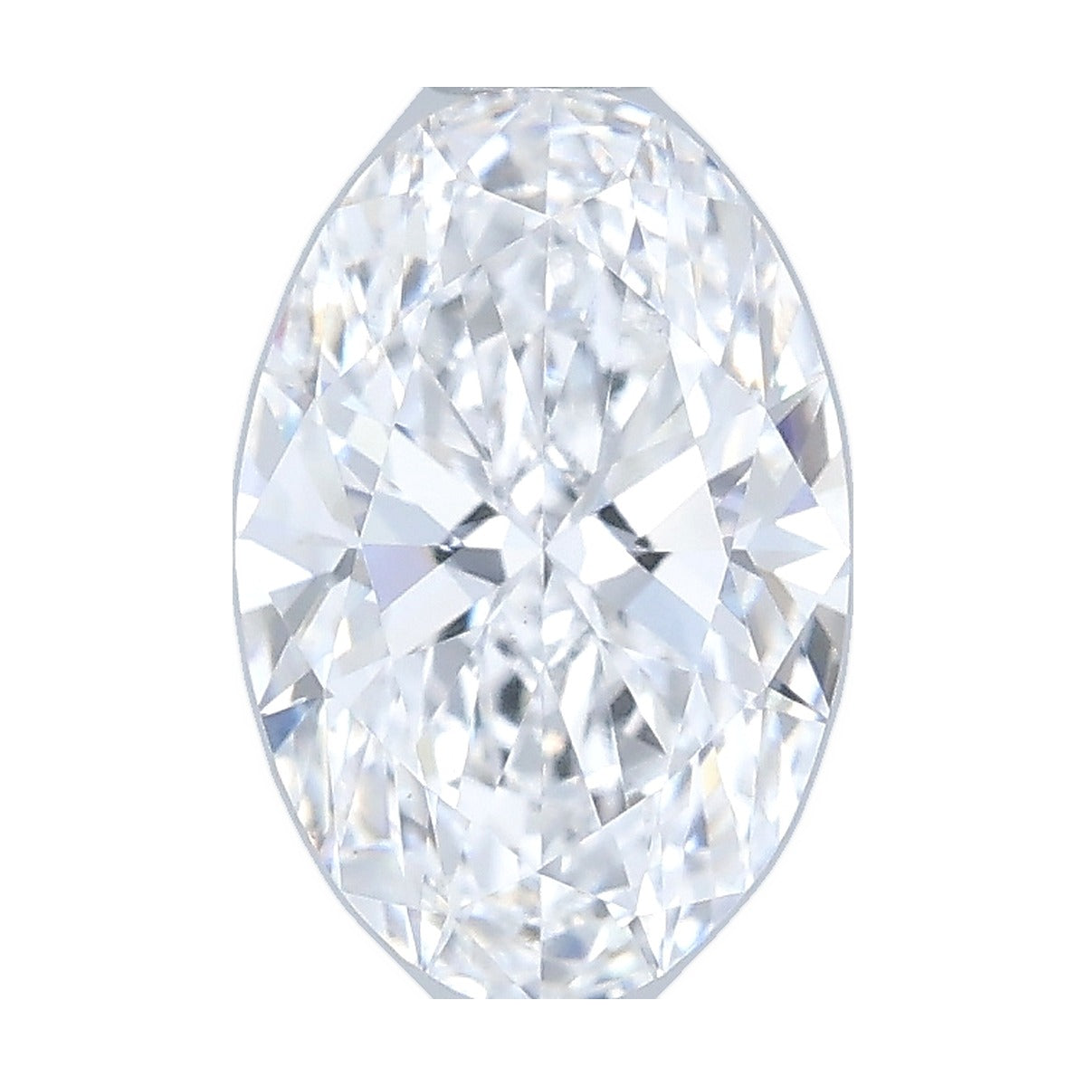 1.10 ct oval lab-grown diamond, D color, VS1 clarity, IGI certified, still from its 360° video