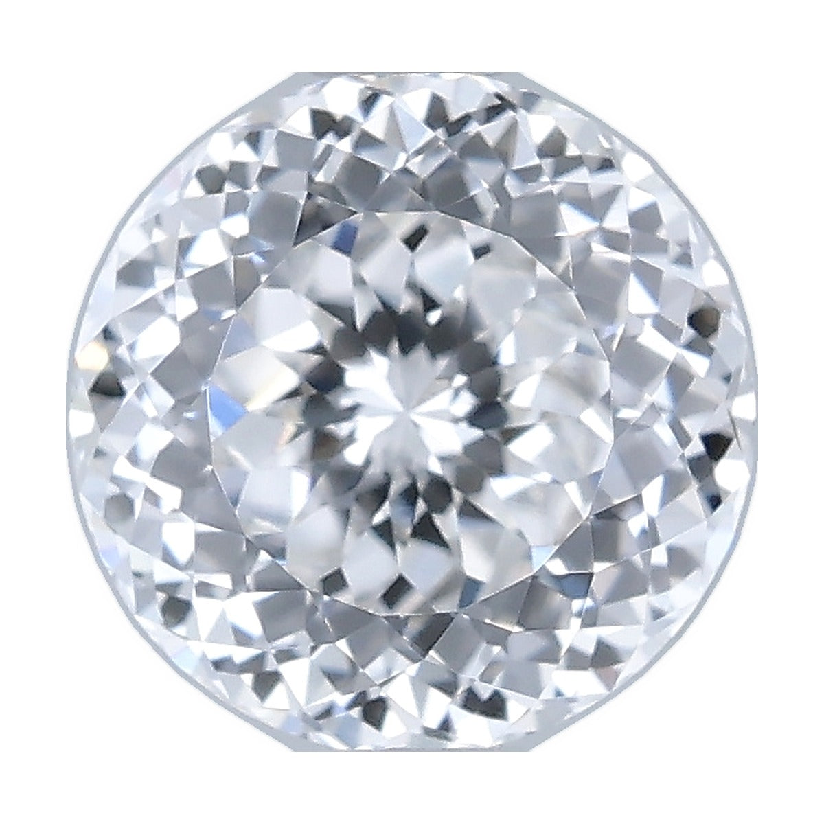 1.10 ct portuguese round lab-grown diamond, E color, VS1 clarity, IGI certified, still from its 360° video