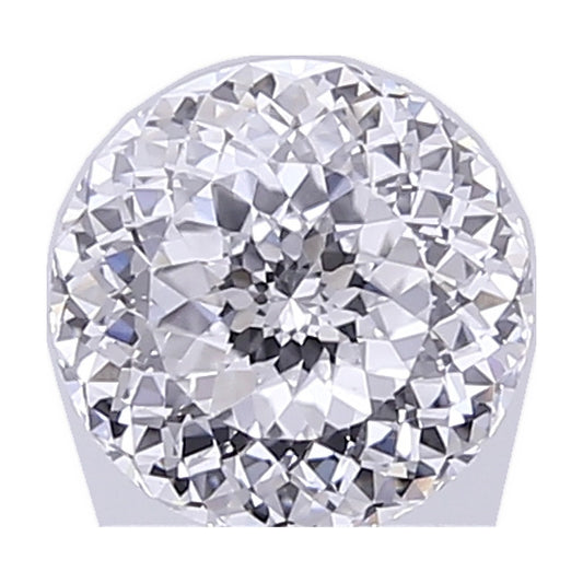 1.10 ct portuguese round lab-grown diamond, E color, VVS2 clarity, IGI certified, still from its 360° video