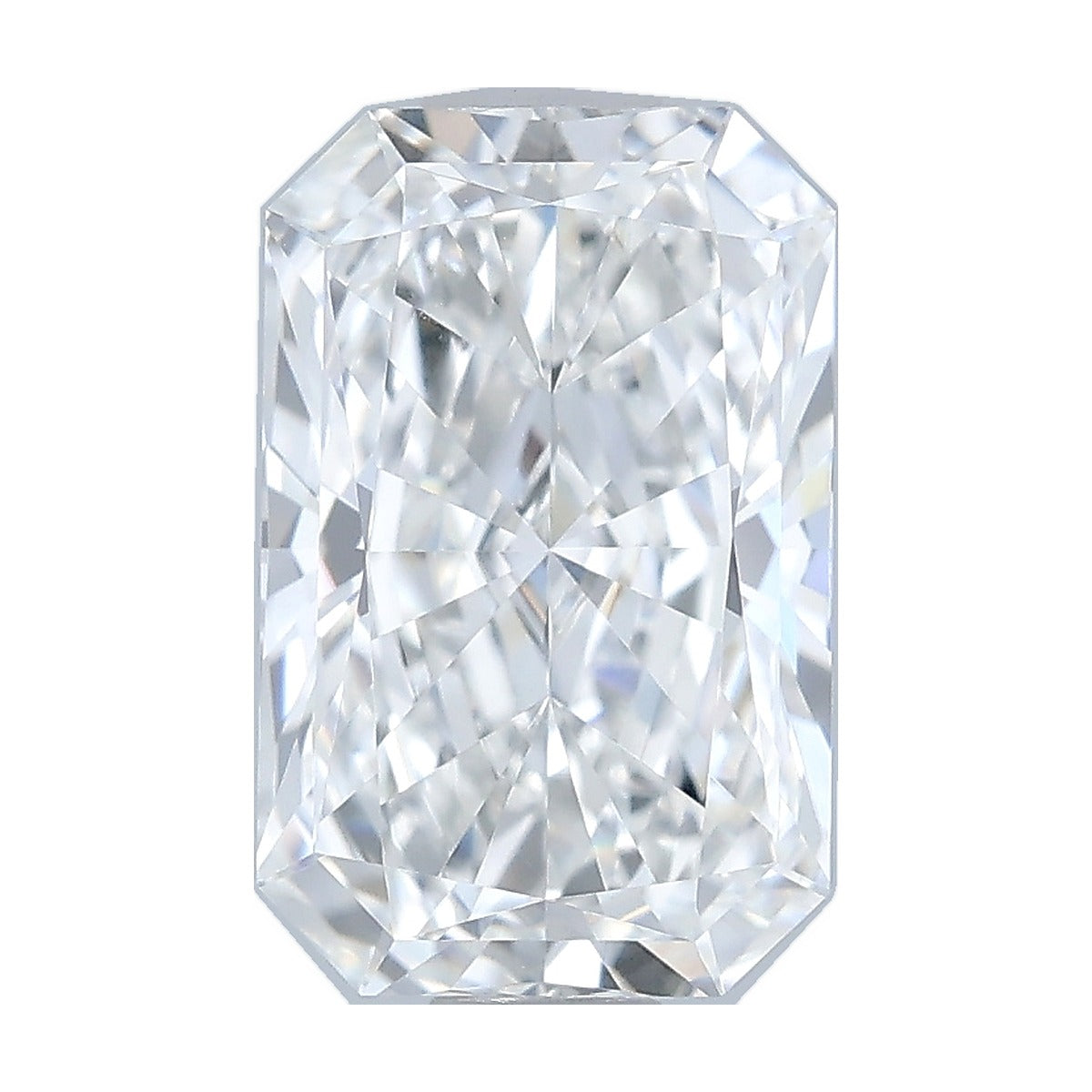 1.10 ct radiant lab-grown diamond, E color, VVS2 clarity, IGI certified, still from its 360° video