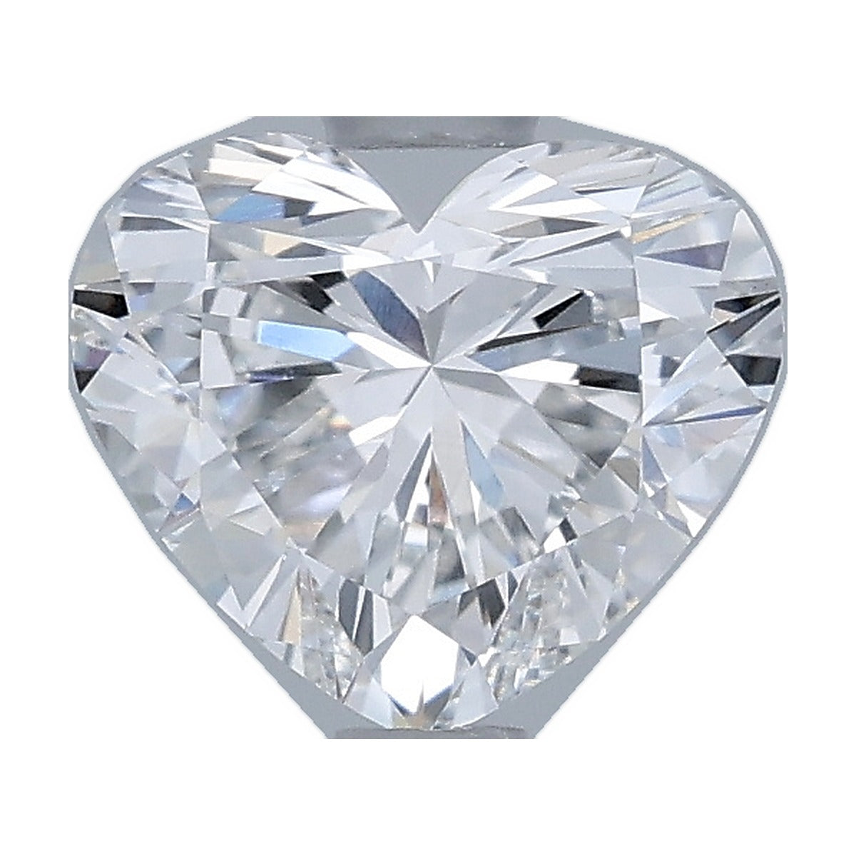 1.15 ct heart lab-grown diamond, E color, VVS2 clarity, IGI certified, still from its 360° video