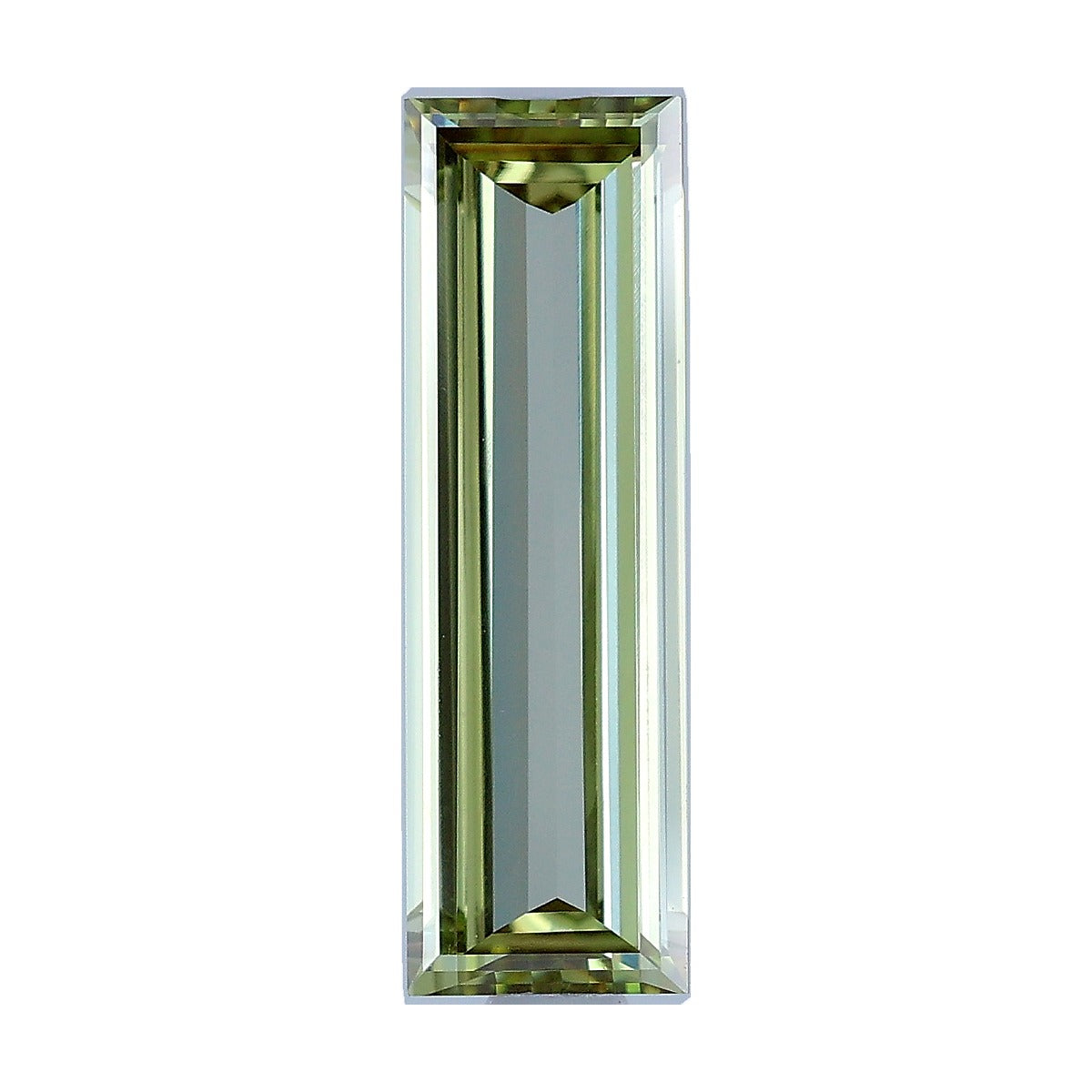 1.17 ct baguette lab-grown diamond, fancy intense green, VVS2 clarity, IGI certified, still from its 360° video