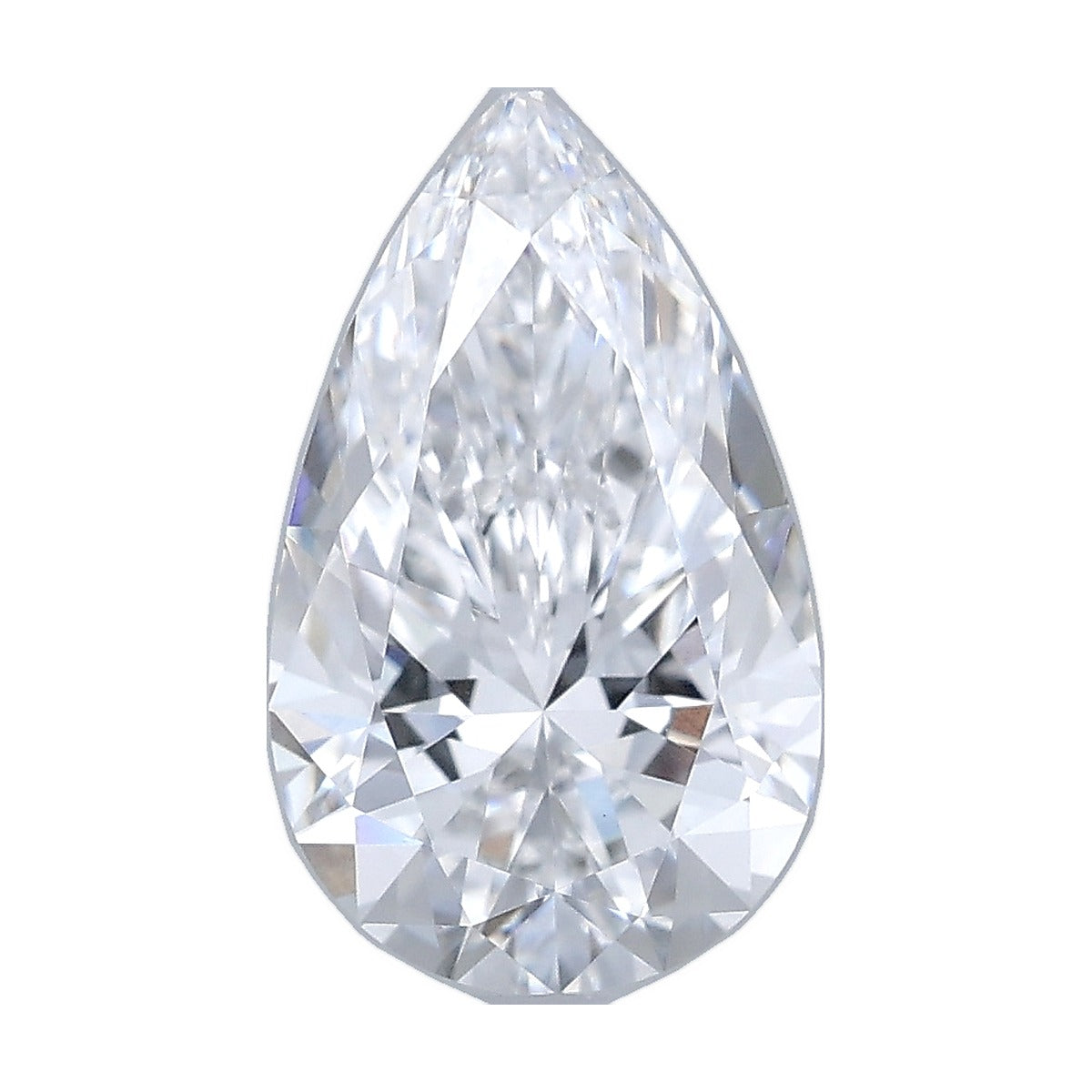 1.17 ct pear lab-grown diamond, D color, VVS2 clarity, IGI certified, still from its 360° video