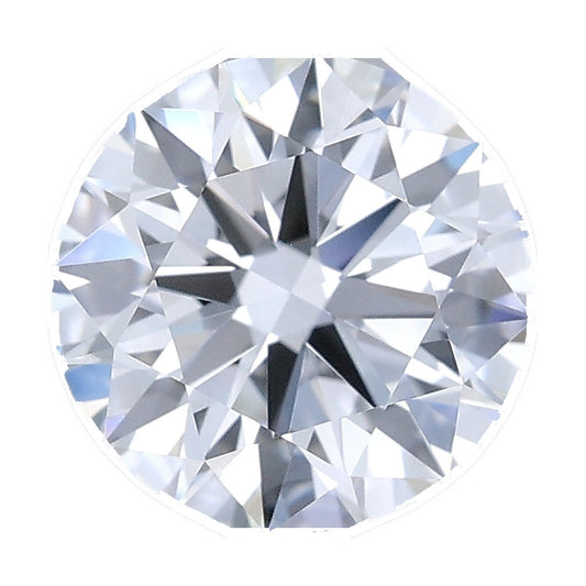1.17 ct round lab-grown diamond, E color, VVS1 clarity, IGI certified, still from its 360° video