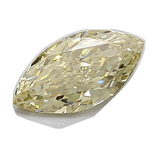 1.19 ct marquise lab-grown diamond, fancy greyish yellow, VS1 clarity, IGI certified, still from its 360° video