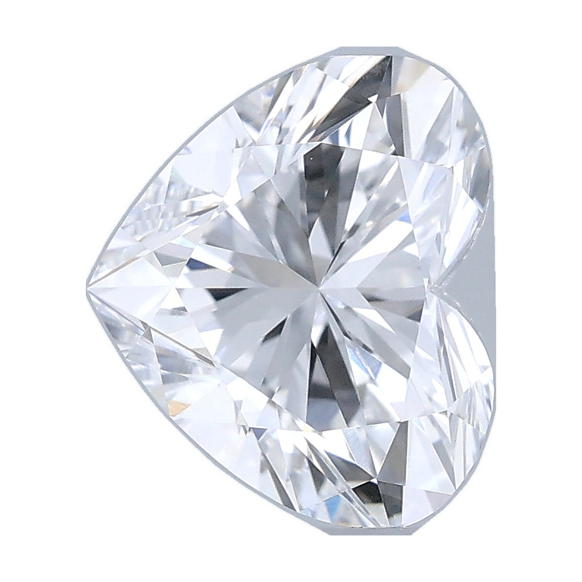 1.19 ct heart lab-grown diamond, D color, VVS2 clarity, IGI certified, still from its 360° video