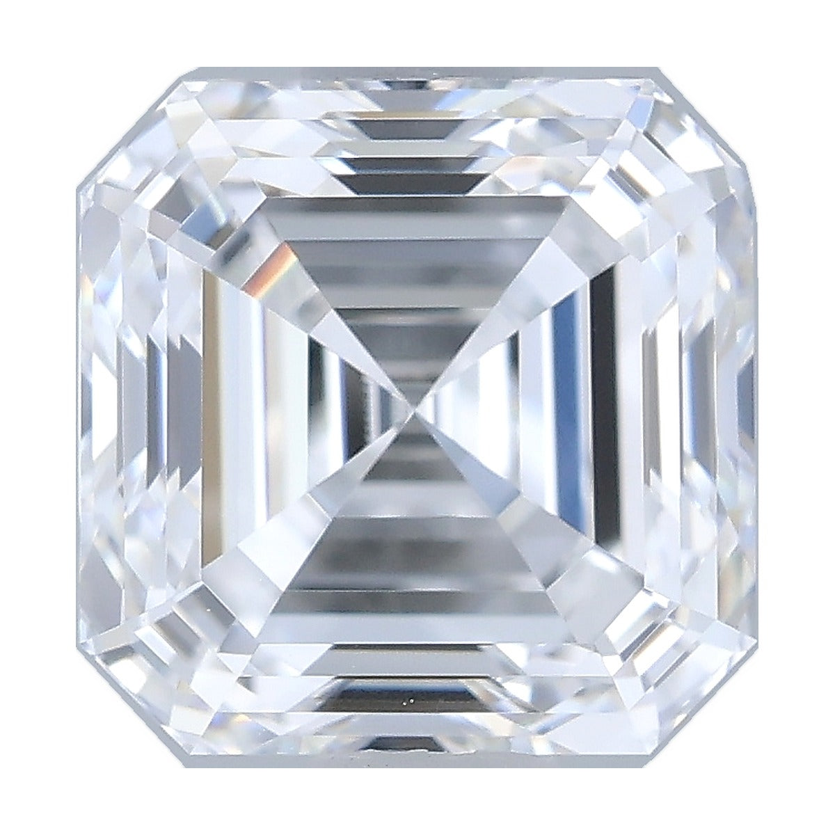 1.20 ct asscher lab-grown diamond, D color, VVS2 clarity, IGI certified, still from its 360° video